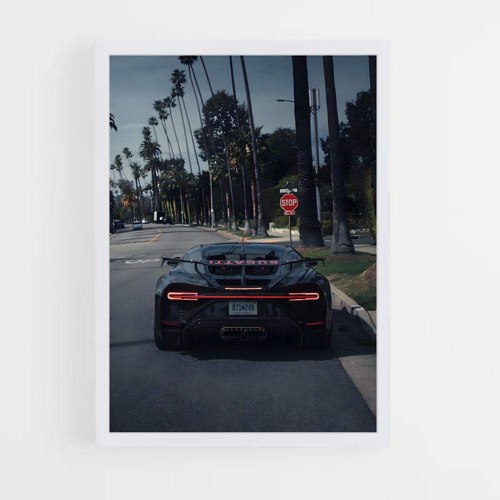 Poster Chiron pur – affiche Bugatti (vue 3)